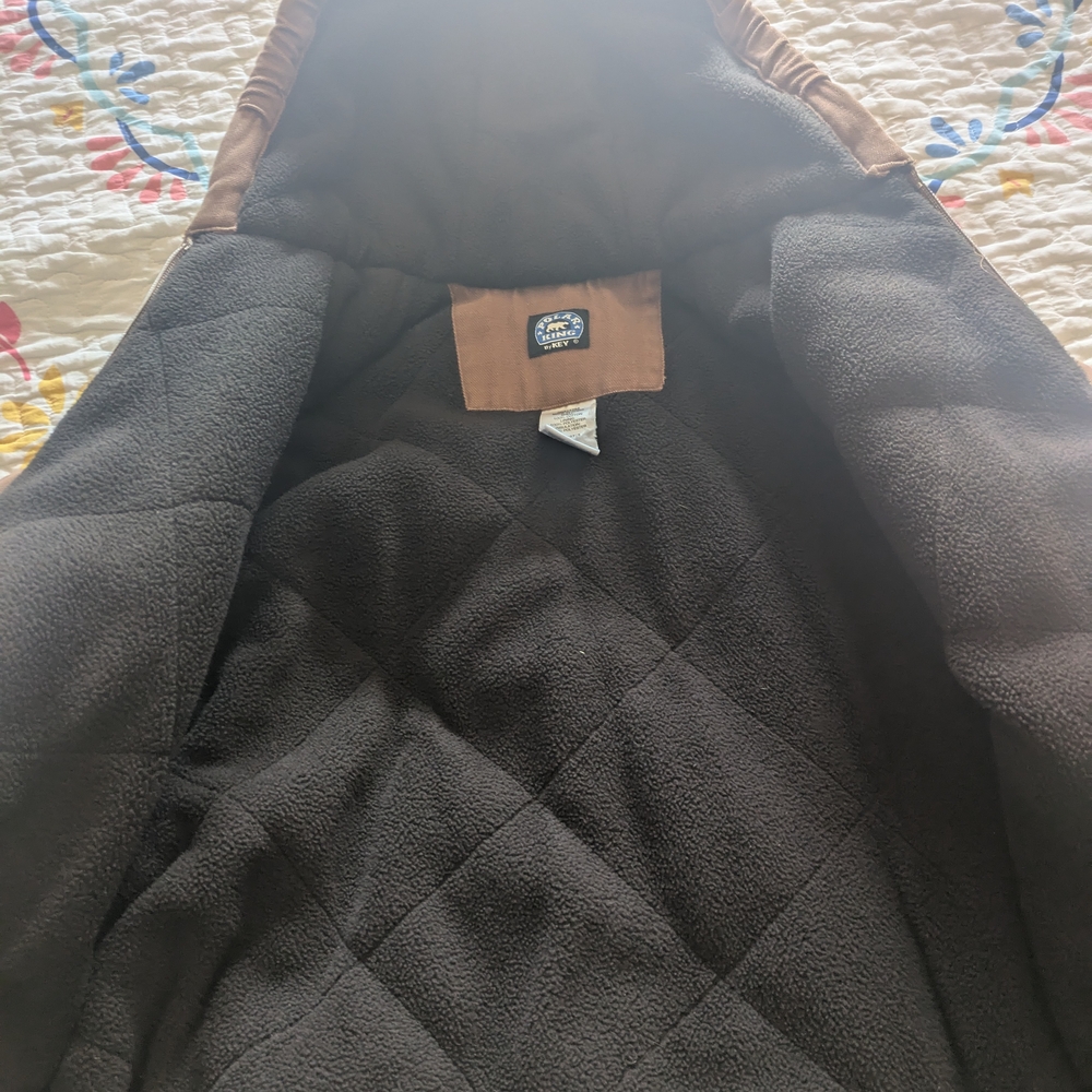 Brown Hooded Performance Jacket - image 2